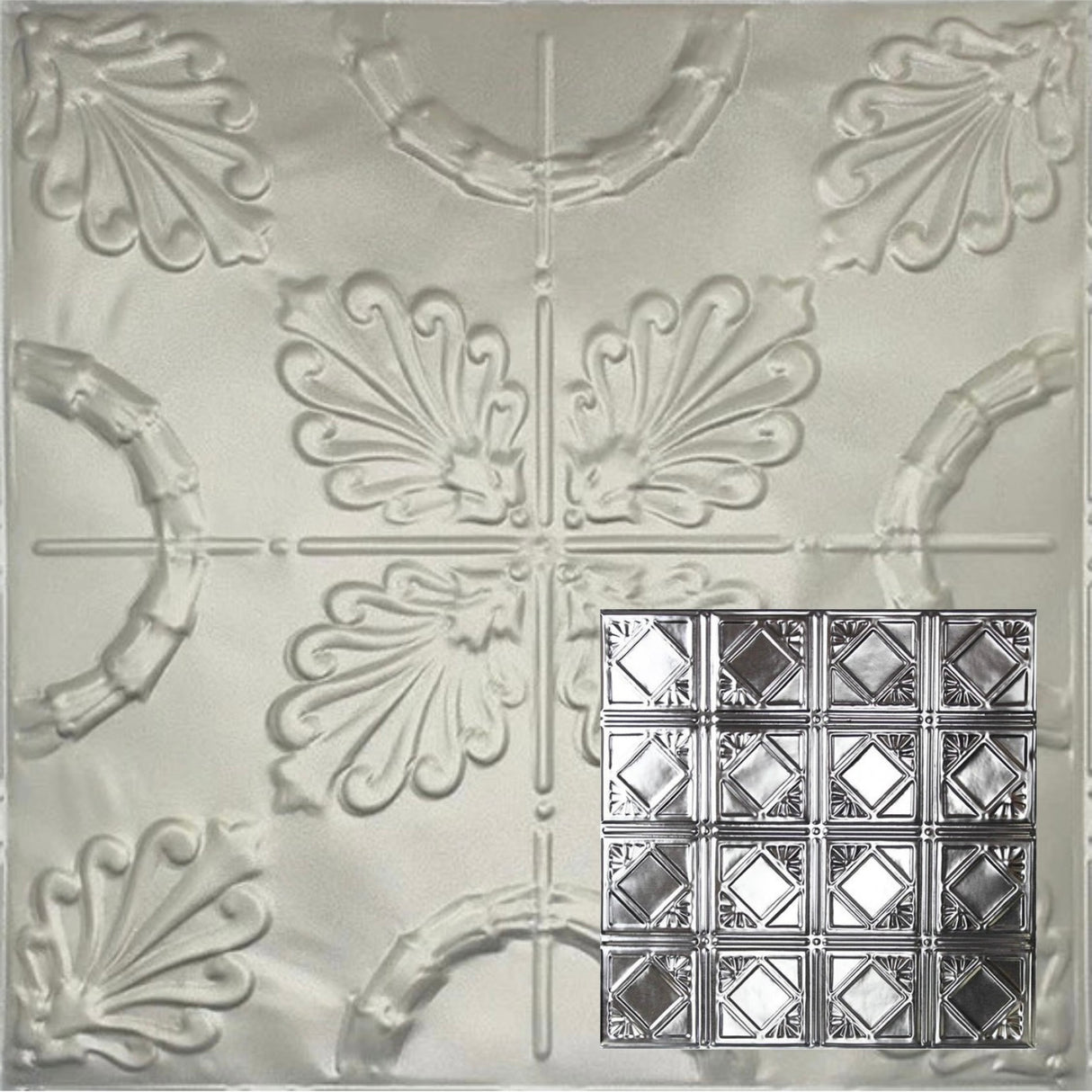 Tin Ceiling Tiles | Pattern 119 | Classic Mini Diamond