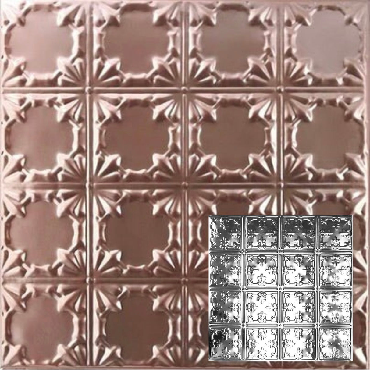 Tin Ceiling Tiles | Pattern 121 | African Barbary