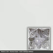 Pattern 124 Forever Eyes tin ceiling tile — Antique White finish