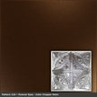 Pattern 124 Forever Eyes tin ceiling tile — Copper Vein finish