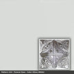 Pattern 124 Forever Eyes tin ceiling tile — Gloss White finish