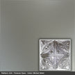 Pattern 124 Forever Eyes tin ceiling tile — Nickel Vein finish