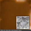 Pattern 124 Forever Eyes tin ceiling tile — Transparent Copper finish