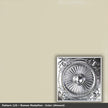 Pattern 126 Roman Medallion tin ceiling tile — Almond finish