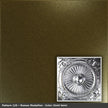 Pattern 126 Roman Medallion tin ceiling tile — Gold Vein finish