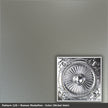 Pattern 126 Roman Medallion tin ceiling tile — Nickel Vein finish