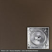 Pattern 126 Roman Medallion tin ceiling tile — Oil-Rubbed Bronze finish
