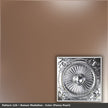 Pattern 126 Roman Medallion tin ceiling tile — Penny Pearl finish