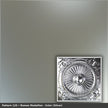 Pattern 126 Roman Medallion tin ceiling tile — Silver finish