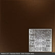 Pattern 127 Parisian Floral tin ceiling tile — Copper Vein finish