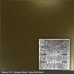 Pattern 127 Parisian Floral tin ceiling tile — Gold Vein finish