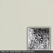 Pattern 129 Artisan Medallion tin ceiling tile — Crisp Linen finish