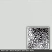 Pattern 129 Artisan Medallion tin ceiling tile — Gloss White finish