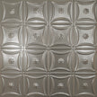 Pattern 130 Sixteen Flowers tin ceiling tile — Aluminum finish