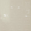 Pattern 130 Sixteen Flowers tin ceiling tile — Cream finish