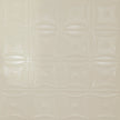 Pattern 130 Sixteen Flowers tin ceiling tile — Crisp Linen finish