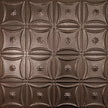 Pattern 130 Sixteen Flowers tin ceiling tile — Penny Vein finish