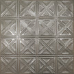 Pattern 131 Sixteen Diamonds tin ceiling tile — Aluminum finish