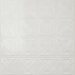 Pattern 131 Sixteen Diamonds tin ceiling tile — Antique White finish