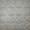 Pattern 131 Sixteen Diamonds tin ceiling tile — Arctic Shimmer finish
