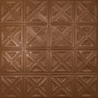 Pattern 131 Sixteen Diamonds tin ceiling tile — Classic Copper finish
