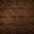 Pattern 131 Sixteen Diamonds tin ceiling tile — Copper Vein finish