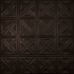 Pattern 131 Sixteen Diamonds tin ceiling tile — Maple Bronze finish