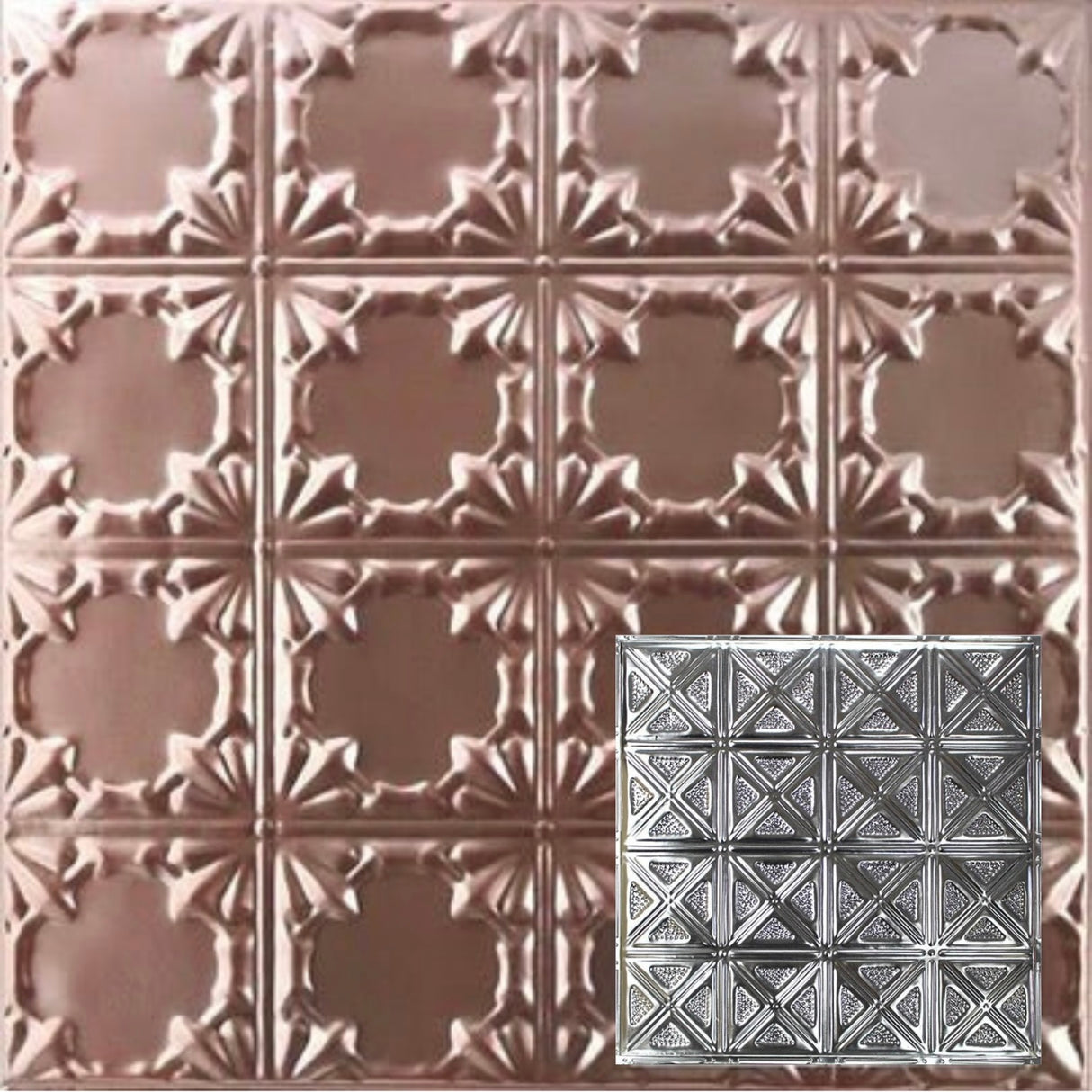 Tin Ceiling Tiles | Pattern 131 | Sixteen Diamonds