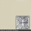 Pattern 134 Four Leaf Clover tin ceiling tile — Almond finish