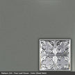 Pattern 134 Four Leaf Clover tin ceiling tile — Steel Vein finish