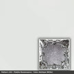 Pattern 136 Pebble Renaissance tin ceiling tile — Antique White finish