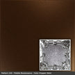 Pattern 136 Pebble Renaissance tin ceiling tile — Copper Vein finish