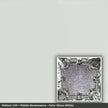 Pattern 136 Pebble Renaissance tin ceiling tile — Gloss White finish
