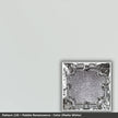 Pattern 136 Pebble Renaissance tin ceiling tile — Matte White finish