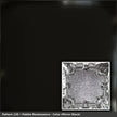 Pattern 136 Pebble Renaissance tin ceiling tile — Mirror Black finish