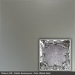 Pattern 136 Pebble Renaissance tin ceiling tile — Nickel Vein finish