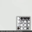 Pattern 137 Gothic Prominence tin ceiling tile — Antique White finish