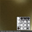 Pattern 137 Gothic Prominence tin ceiling tile — Gold Vein finish