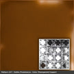 Pattern 137 Gothic Prominence tin ceiling tile — Transparent Copper finish