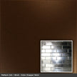 Pattern 141 Brick tin ceiling tile — Copper Vein finish