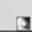 Pattern 141 Brick tin ceiling tile — Matte White finish