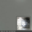 Pattern 141 Brick tin ceiling tile — Steel Vein finish