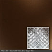 Pattern 143 Cross Hatch Filler tin ceiling tile — Copper Vein finish