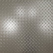 Pattern 144 Diamond Plate tin ceiling tile — Aluminum finish