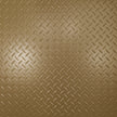 Pattern 144 Diamond Plate tin ceiling tile — Antique Brass finish