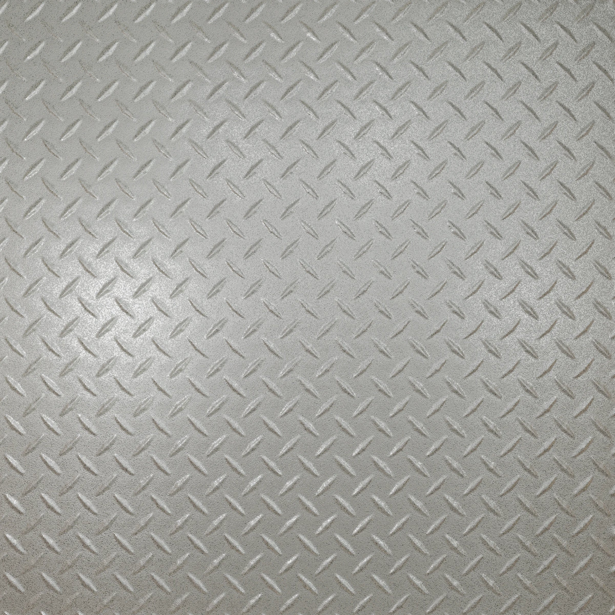 Pattern 144 Diamond Plate tin ceiling tile — Arctic Shimmer finish