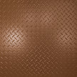 Pattern 144 Diamond Plate tin ceiling tile — Classic Copper finish