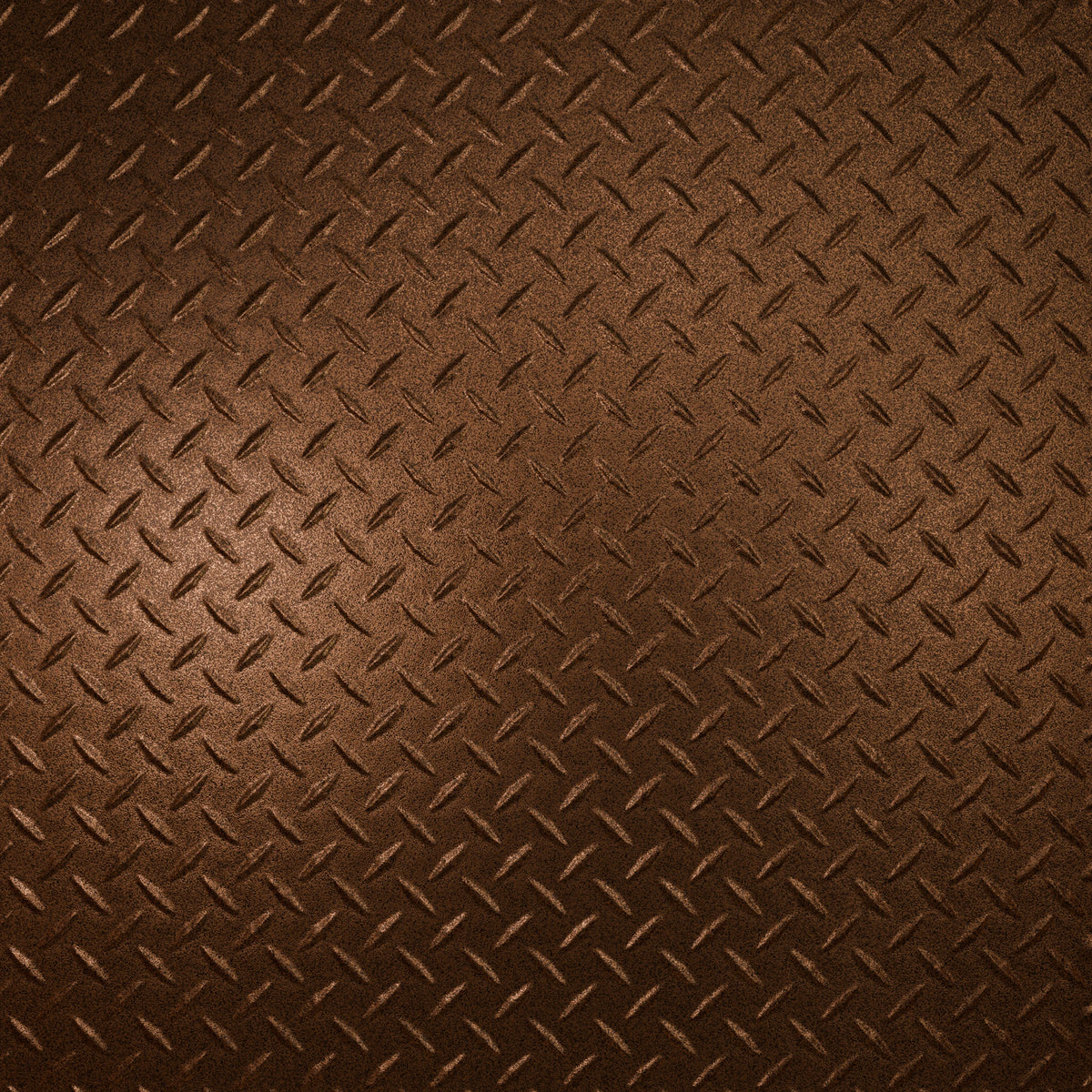 Pattern 144 Diamond Plate tin ceiling tile — Copper Vein finish