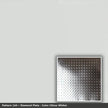 Pattern 144 Diamond Plate tin ceiling tile — Gloss White finish