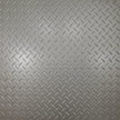 Pattern 144 Diamond Plate tin ceiling tile — Nickel Vein finish